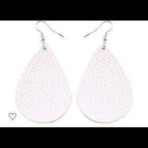 New Faux Leather Earrings